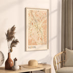 salzburg austria map poster - image 2