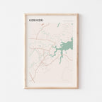 kerikeri, new zealand map poster - image 1