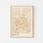 bologna italy map poster - image 1