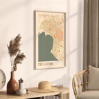 thessaloniki greece map poster - image 2