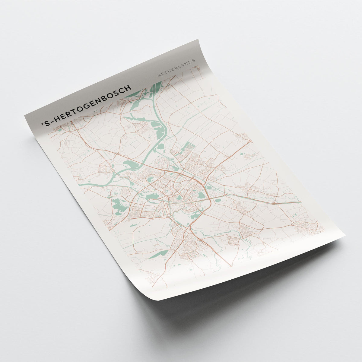 s-hertogenbosch netherlands map poster - image 4