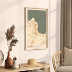 palermo italy map poster - image 2
