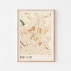 chisinau moldova map poster - image 1
