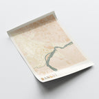 bangui, central african republic map poster - image 4