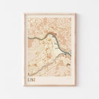 linz austria map poster - image 1