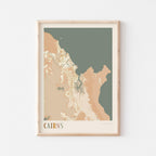 cairns, australia map poster - image 1