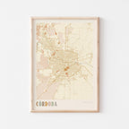 cordoba, argentina map poster - image 1