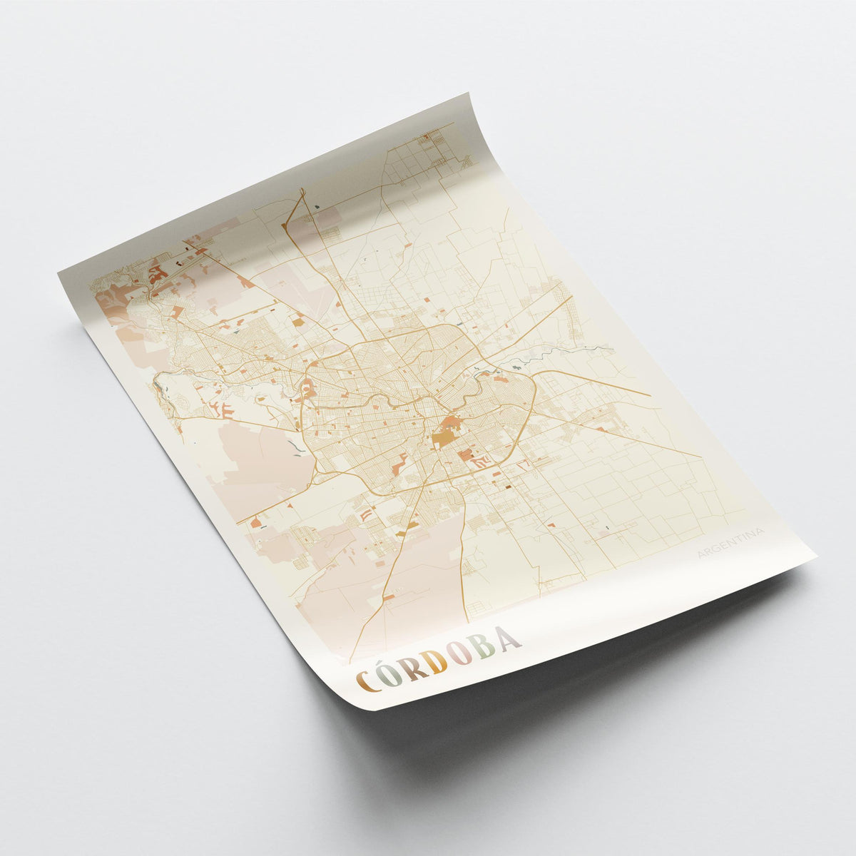 cordoba, argentina map poster - image 4