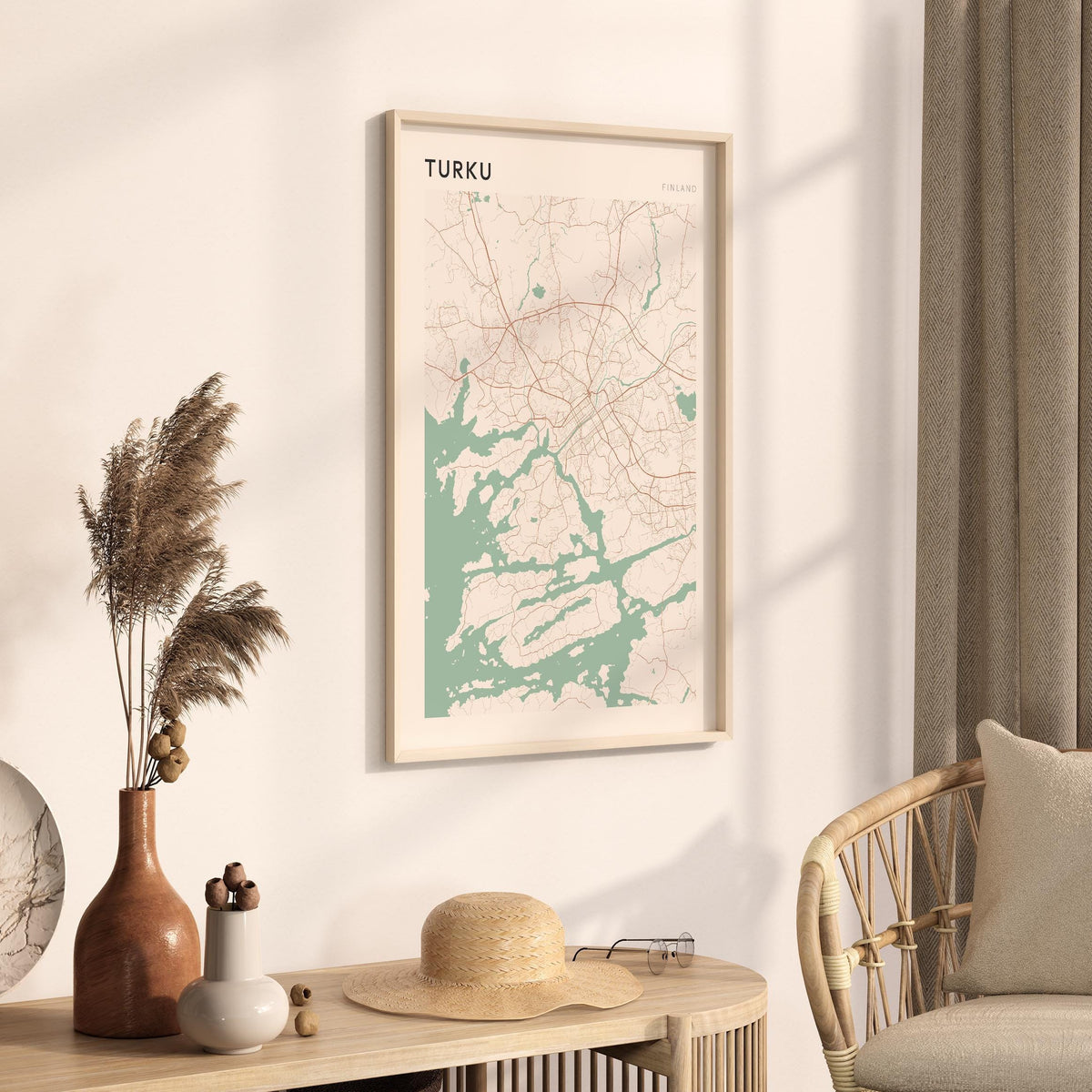 turku finland map poster - image 2