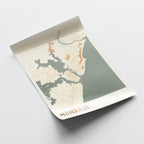 mombasa, kenya map poster - image 4