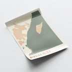 , mexico map poster - image 4