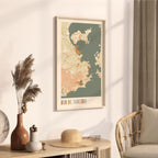 rio de janeiro, brazil map poster - image 2