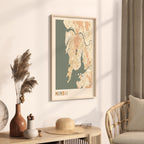 mumbai, india map poster - image 2
