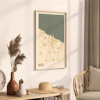 bari italy map poster - image 2