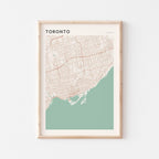 toronto, ontario map poster - image 1