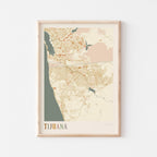 tijuana, mexico map poster - image 1