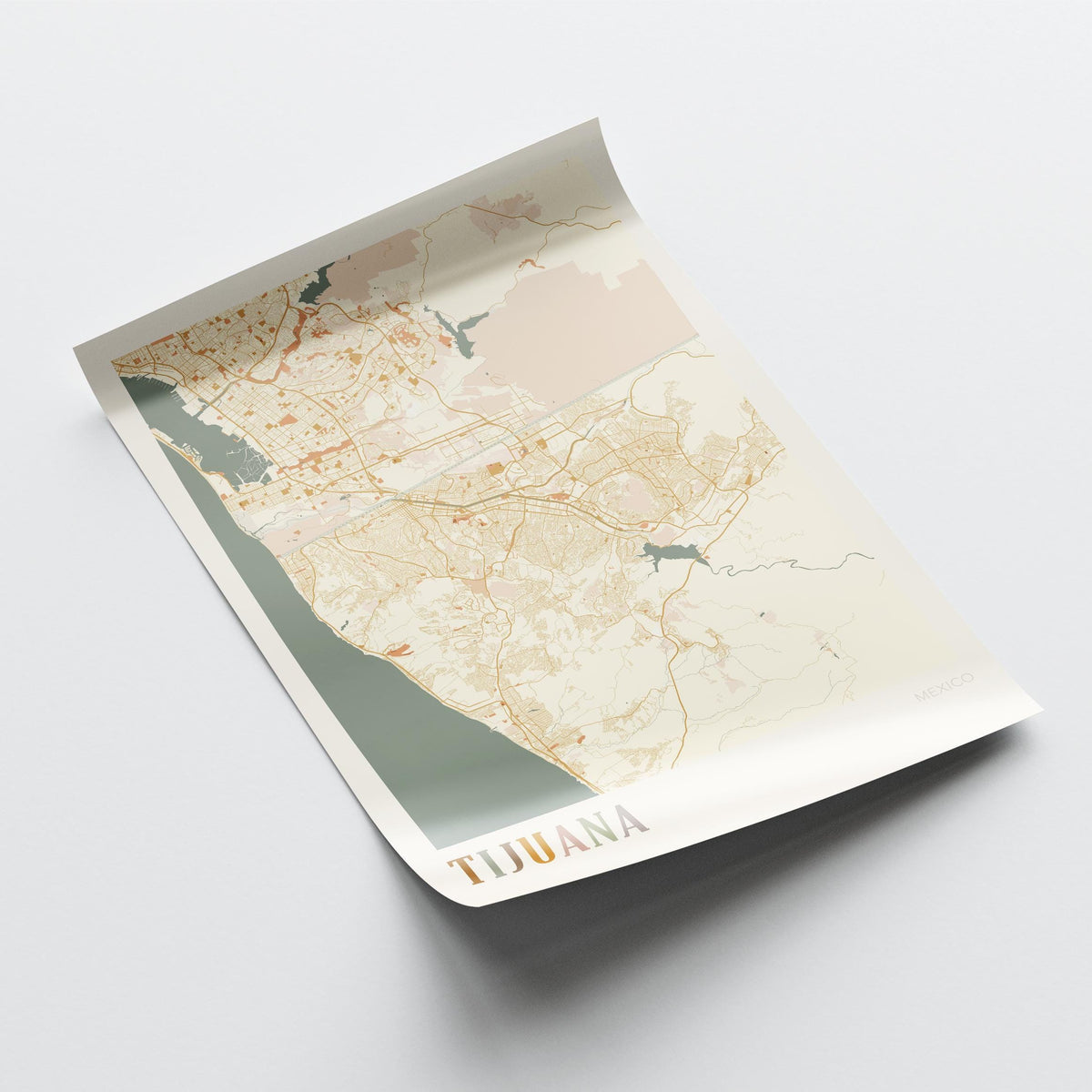 tijuana, mexico map poster - image 4