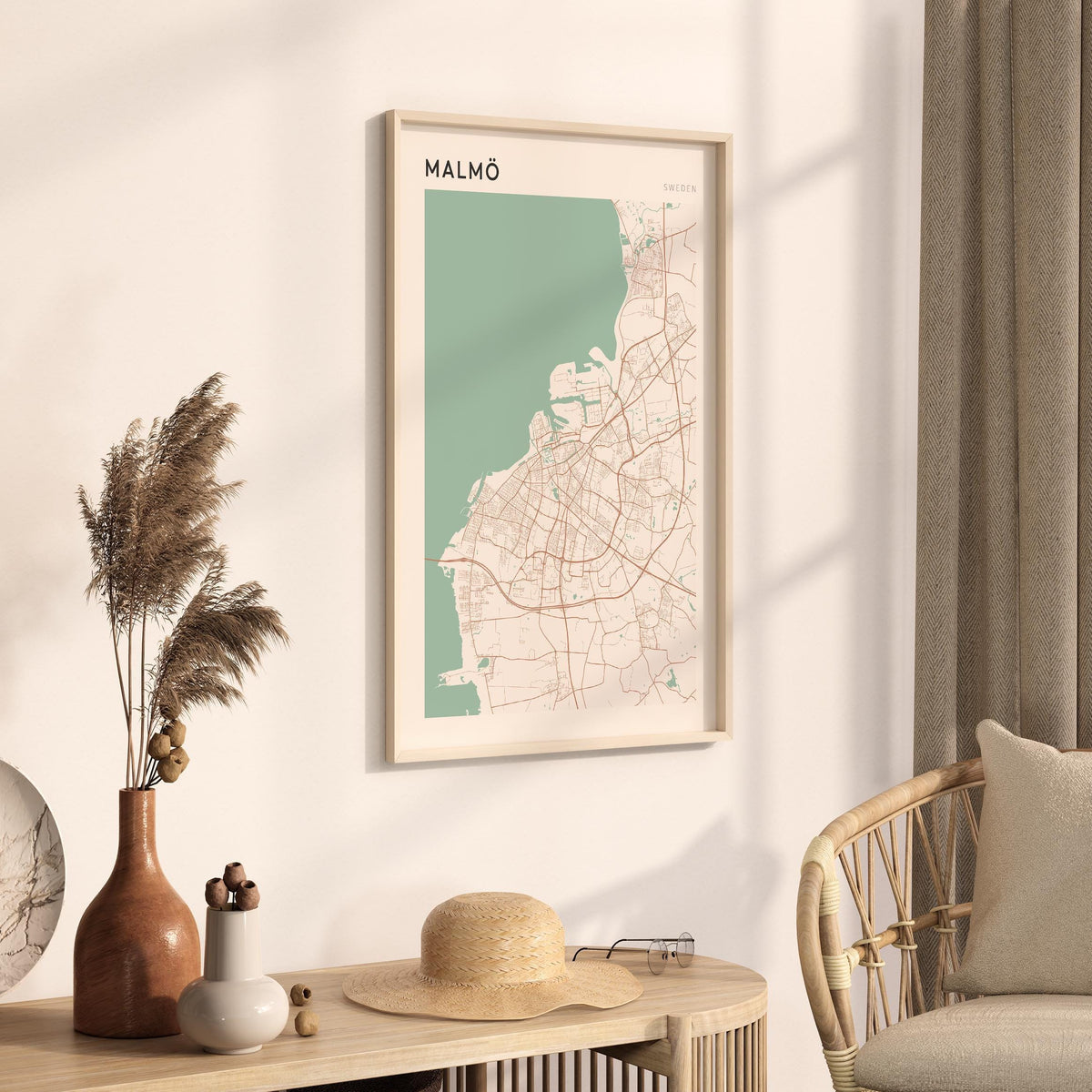 malmo sweden map poster - image 2