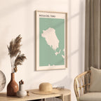 bocas del toro, panama map poster - image 2
