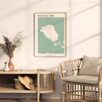 bocas del toro, panama map poster - image 3