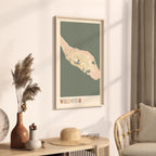willemstad, curacao map poster - image 2