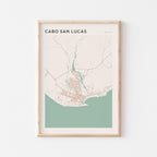 cabo san lucas, mexico map poster - image 1