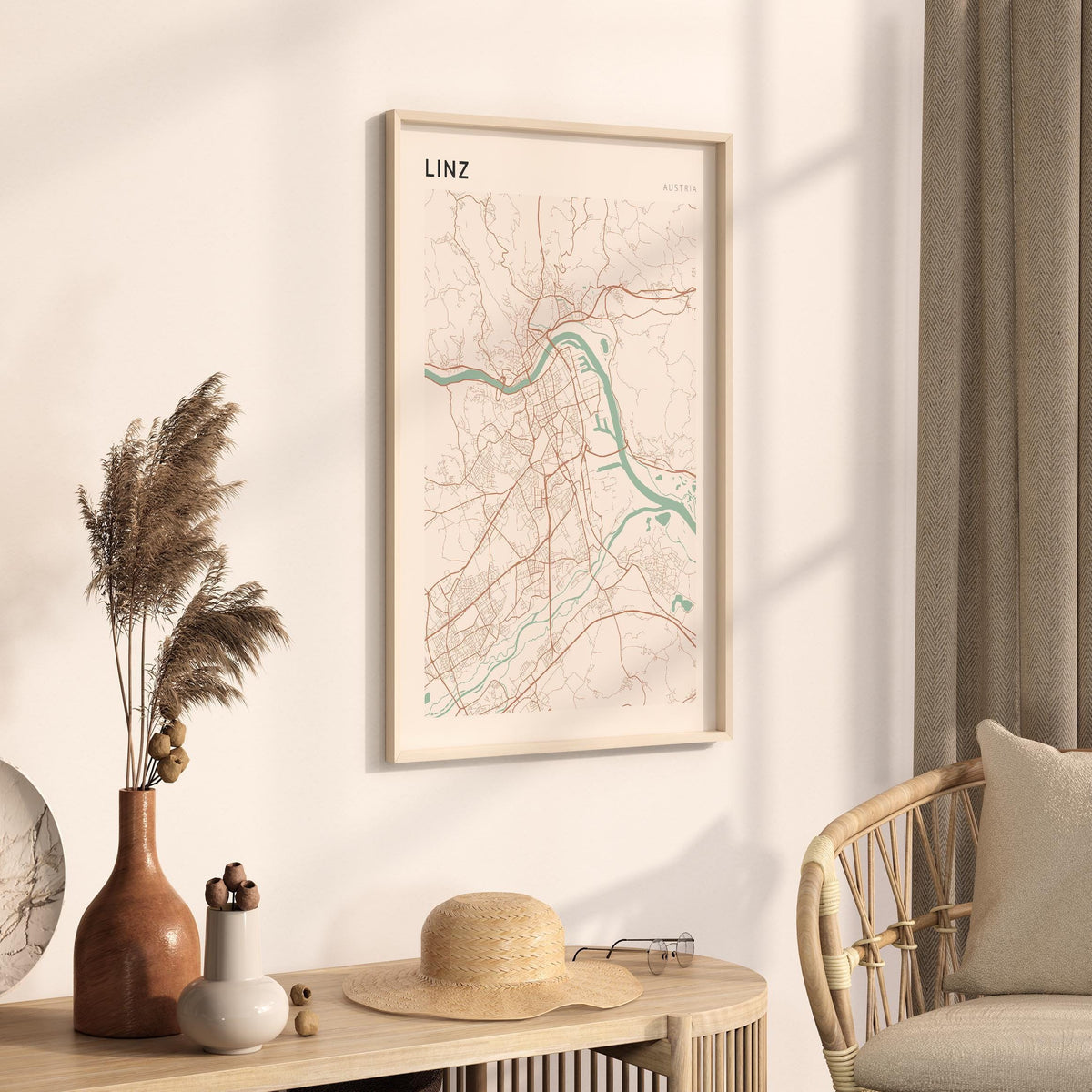 linz austria map poster - image 2