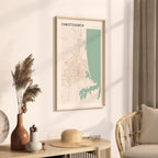 christchurch, new zealand map poster - image 2