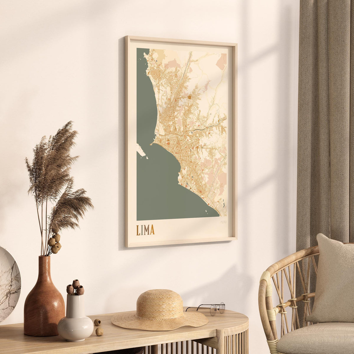 lima, peru map poster - image 2