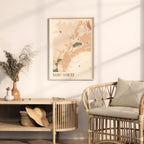 saint moritz switzerland map poster - image 3
