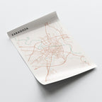 zaragoza spain map poster - image 4