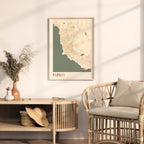 paphos, cyprus map poster - image 3