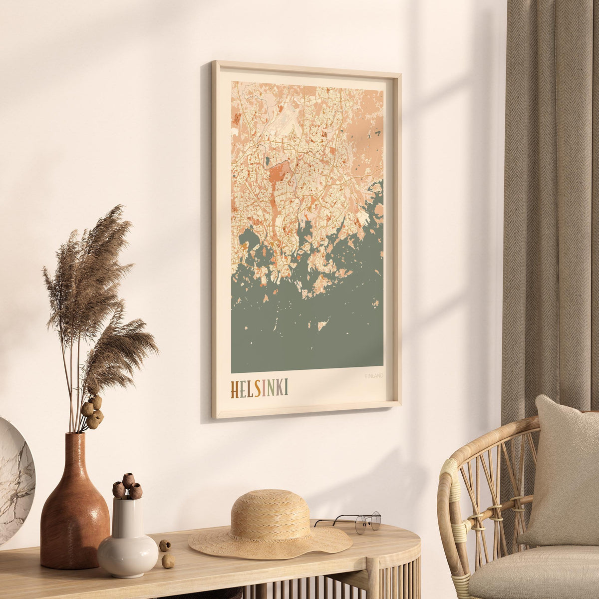 helsinki finland map poster - image 2