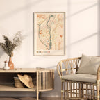 maastricht netherlands map poster - image 3