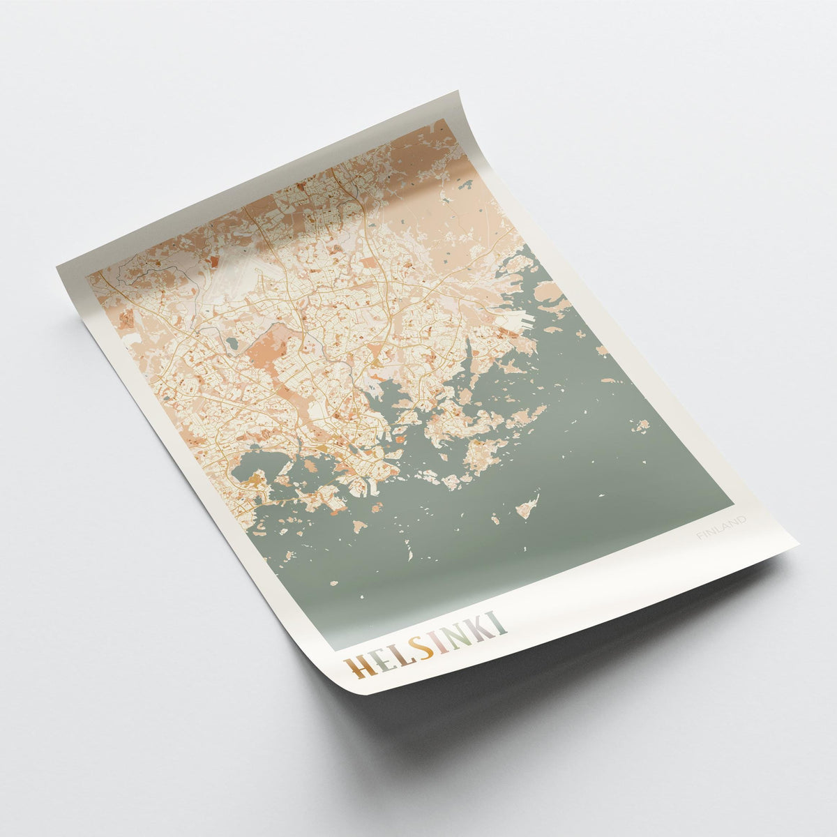 helsinki finland map poster - image 4