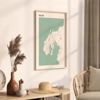 nuuk greenland map poster - image 2