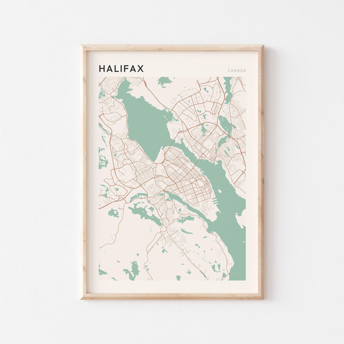 halifax, nova scotia map poster - image 1