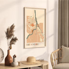 fort mcmurray, alberta map poster - image 2