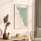 sao tome, sao tome and principe map poster - image 2