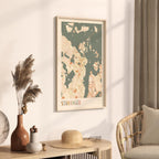 stavanger norway map poster - image 2