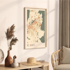 st. john's, newfoundland and labrador map poster - image 2