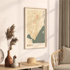 maputo, mozambique map poster - image 2