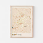 kutna hora czechia map poster - image 1