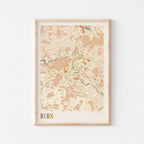 bern switzerland map poster - image 1