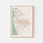 tijuana, mexico map poster - image 1