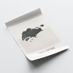 singapore map poster - minimalist boho wall art - digital download - image 4