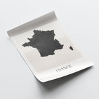 france map poster - minimalist boho wall art - digital download - image 4