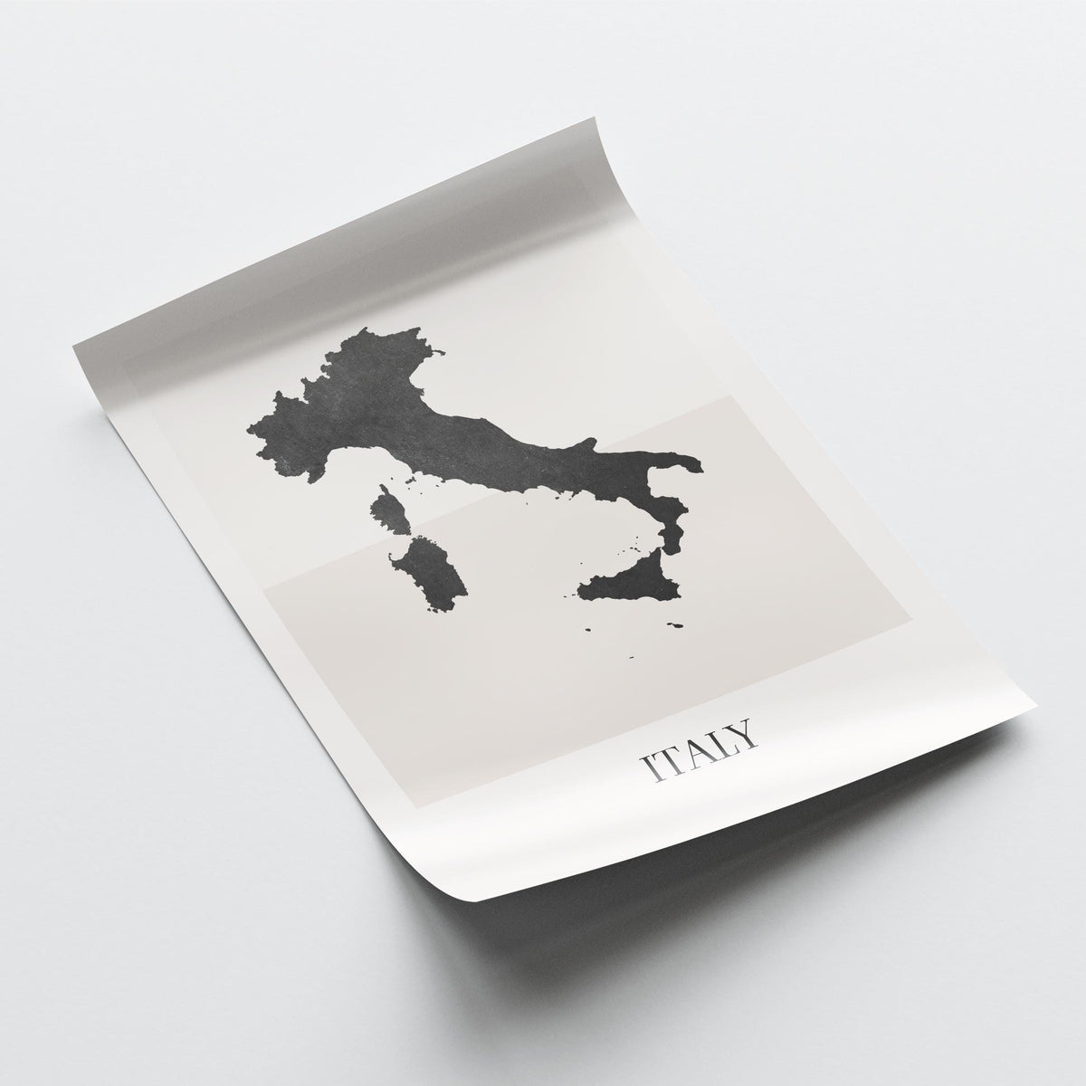 italy map poster - minimalist boho wall art - digital download - image 4