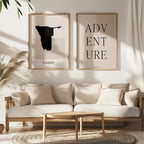 namibia map poster - minimalist boho wall art - digital download - image 5