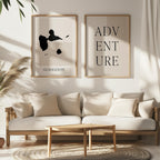 guadeloupe map poster - minimalist boho wall art - digital download - image 5